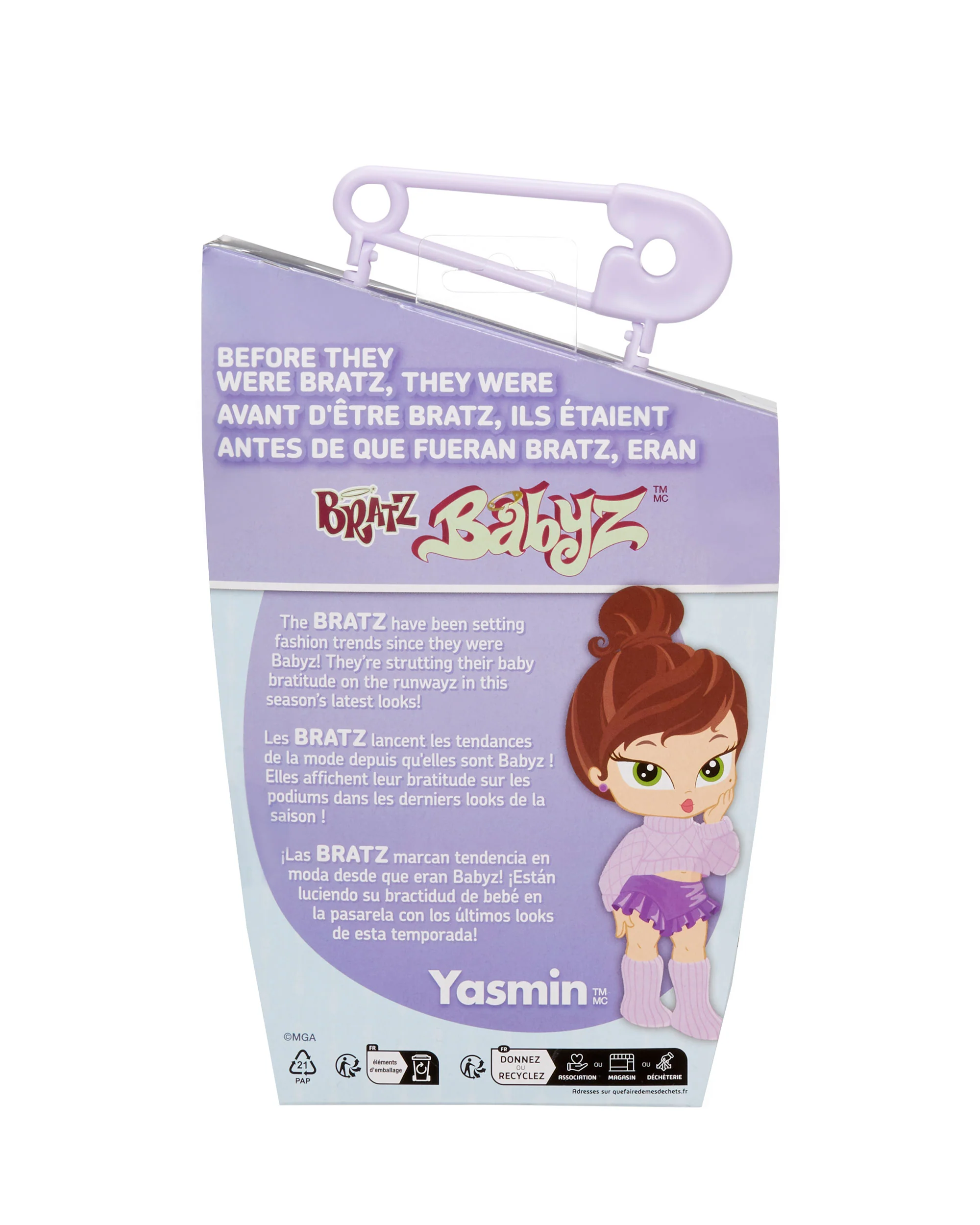 Bratz Babyz Runwayz Doll - Yasmin - Image 8