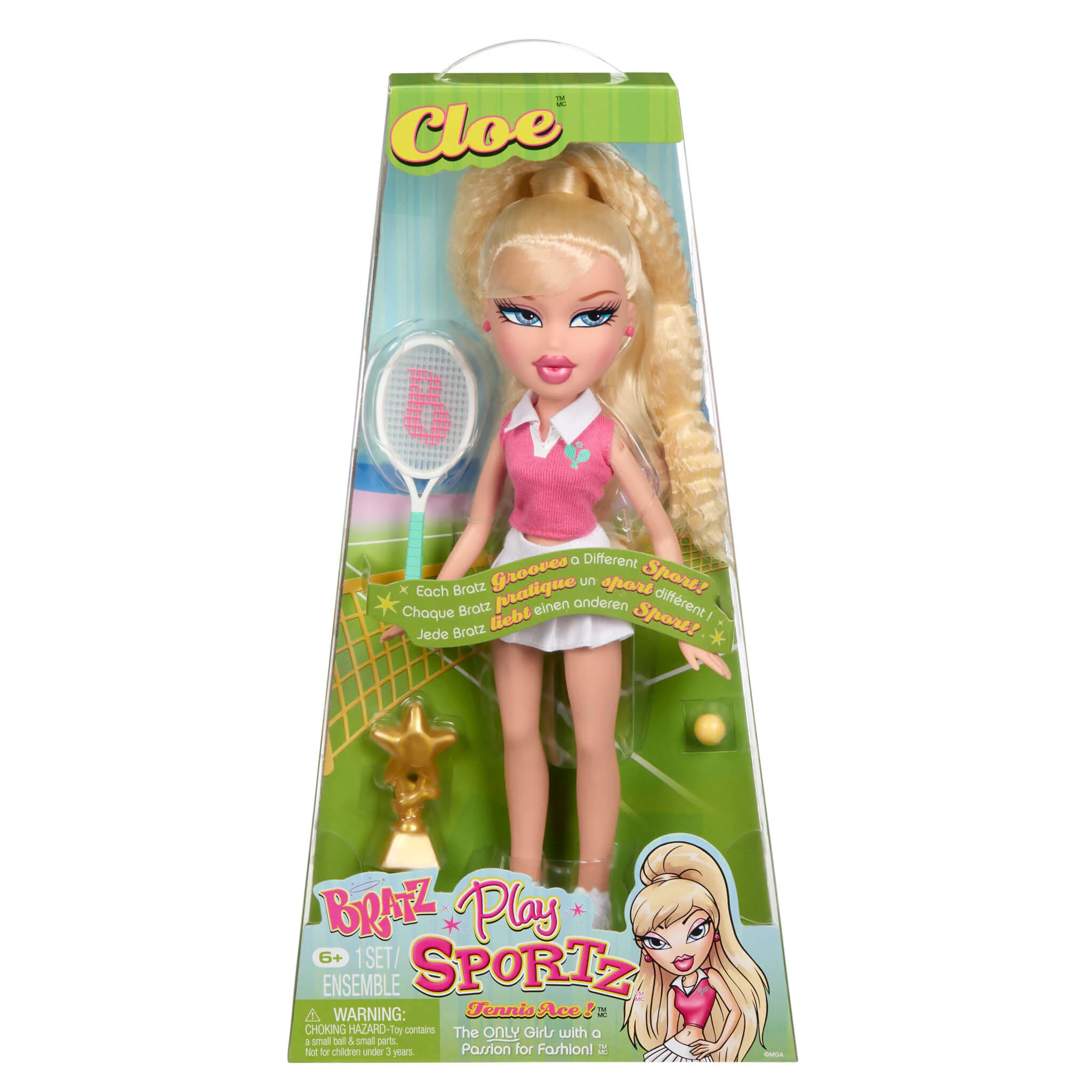 Bratz Play Sportz Cloe Fashion Doll - Tennis - Image 7