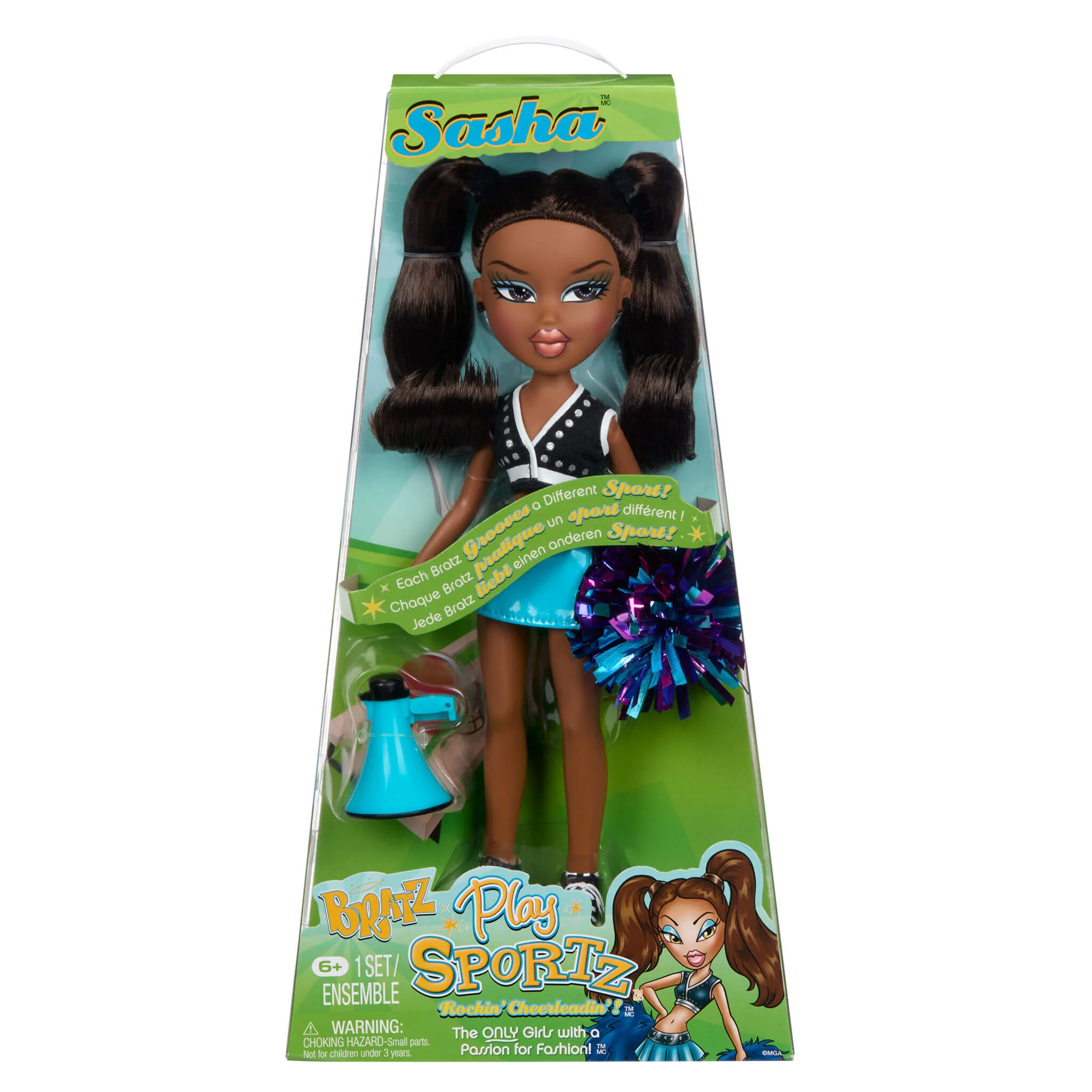 Bratz Play Sportz Sasha Fashion Doll - Cheerleading - Image 7